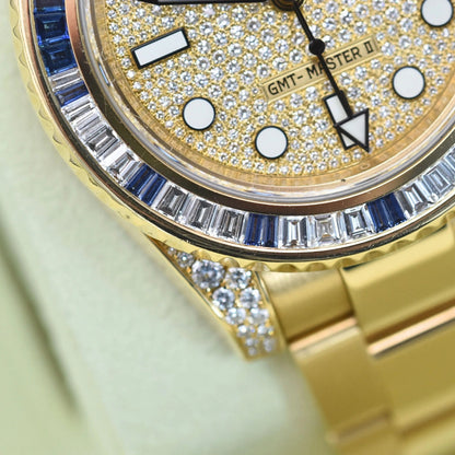 GMT-Master II 116758SARU Pave Diamond Dial 40mm