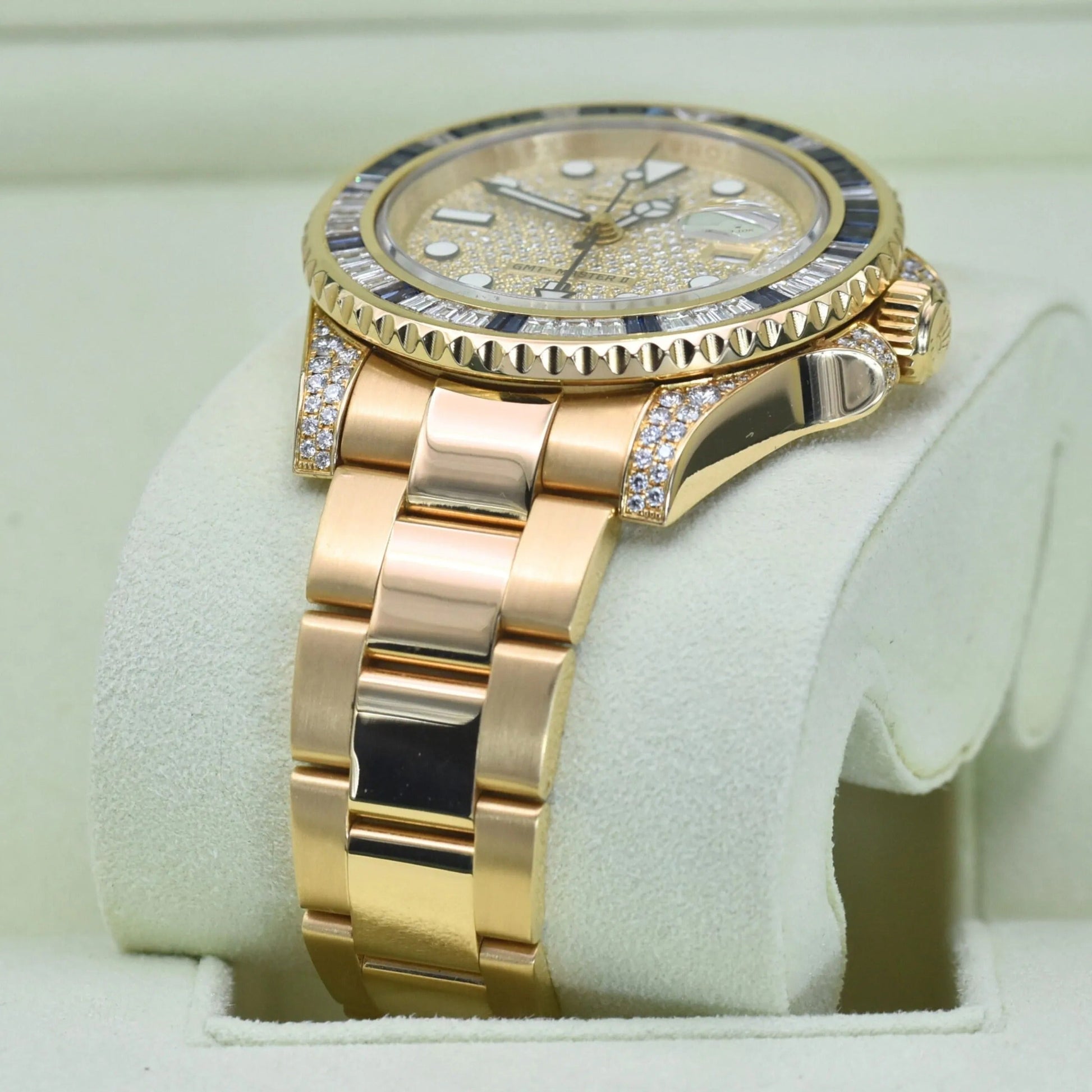 GMT-Master II 116758SARU Pave Diamond Dial 40mm