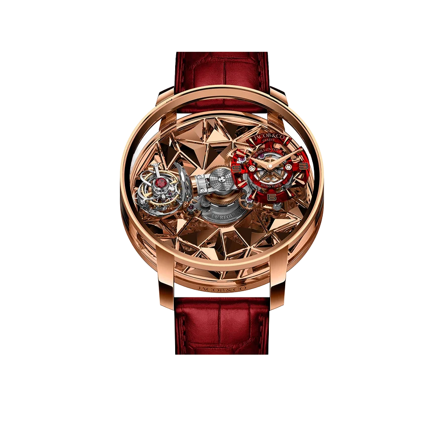 Astronomia Revolution Four-Axis Tourbillon 47mm Rose Gold, Sapphire Manual Winding AT180.40.AB.AA.A