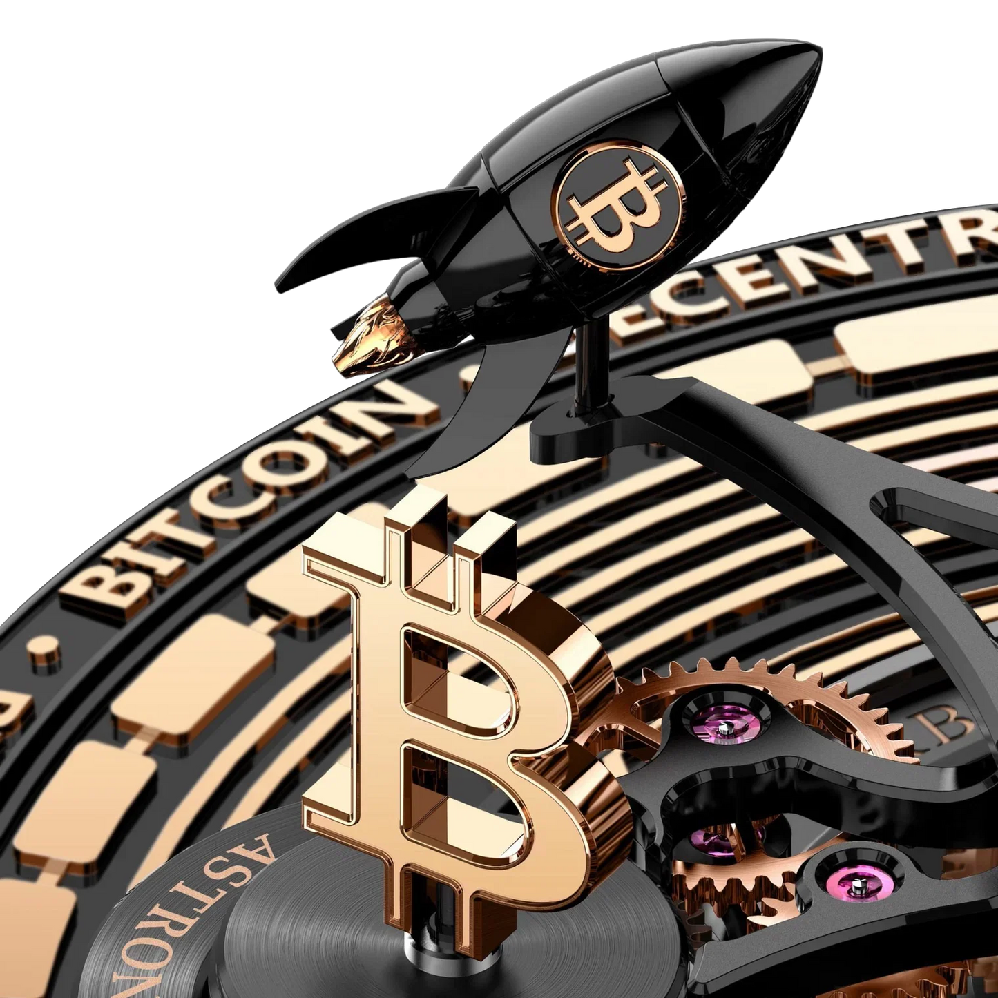 Astronomia Solar Bitcoin 44mm Black DLC, Titanium Manual Winding AS310.21.AB.AA.A