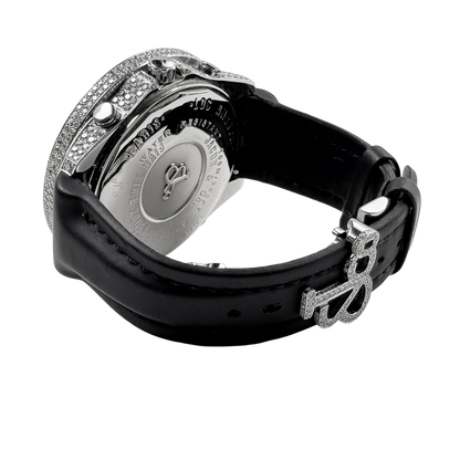 Five Time Zone Steel Diamond 40mm JCM-30