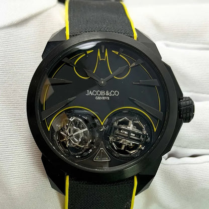 Gotham City 46mm Titanium DLC Sapphire Crystal DC100.21.AB.AB.A