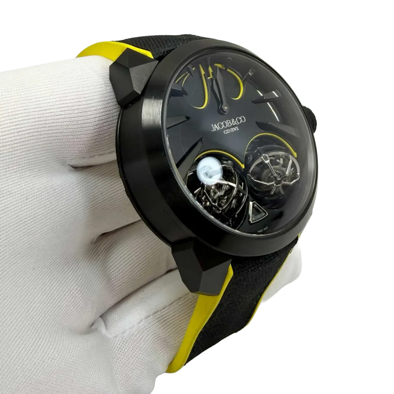 Gotham City 46mm Titanium DLC Sapphire Crystal DC100.21.AB.AB.A