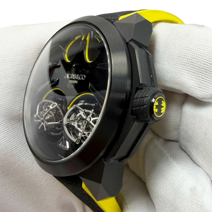 Gotham City 46mm Titanium DLC Sapphire Crystal DC100.21.AB.AB.A