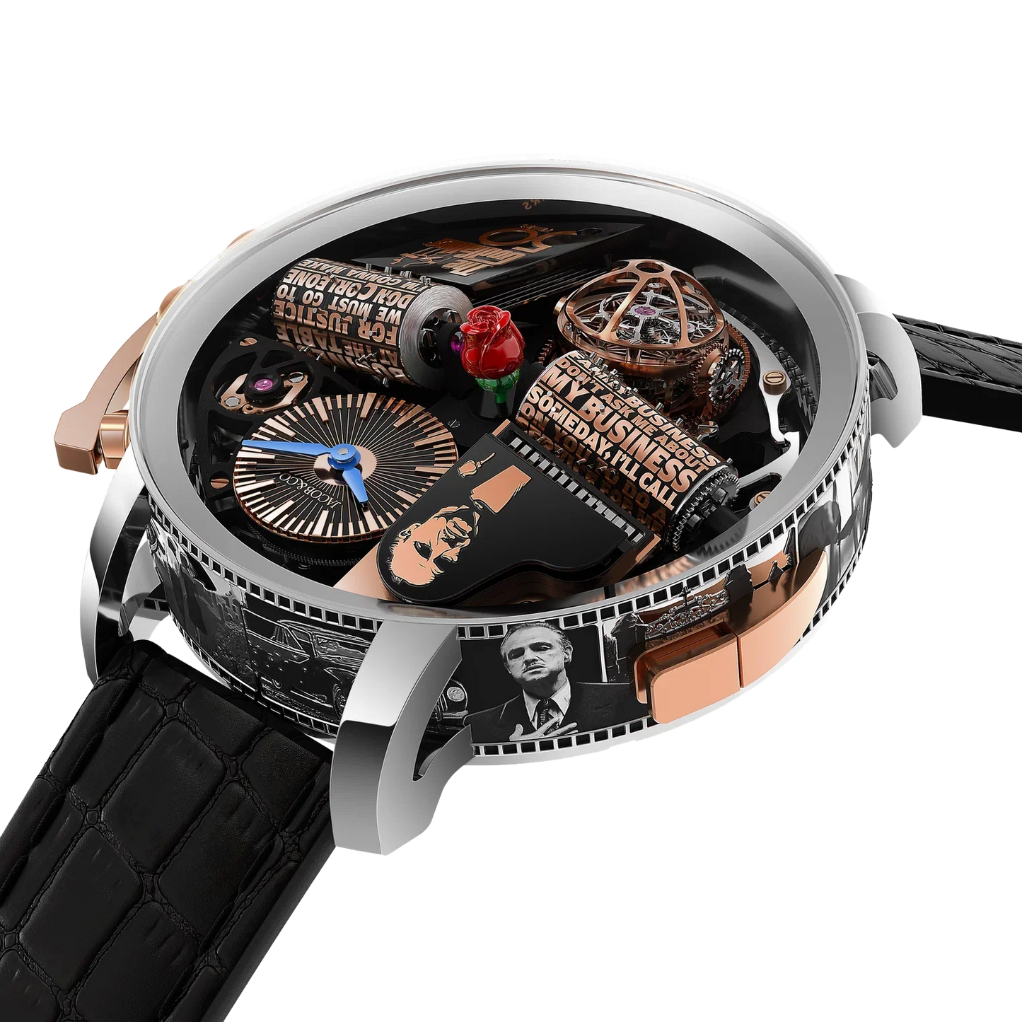 Opera Godfather 50th Anniversary 49mm White Gold Manual Winding OP110.30.AA.AA.A