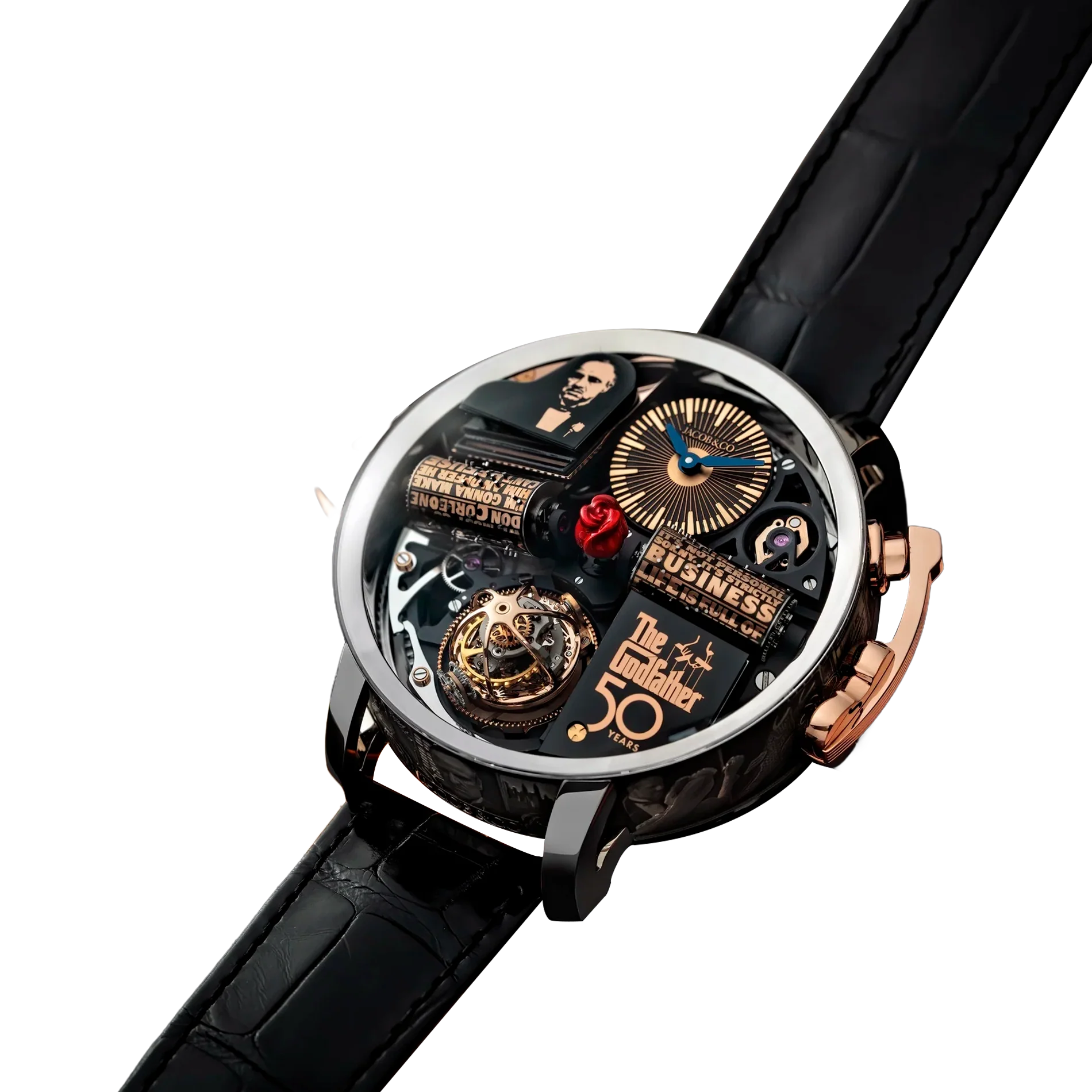 Opera Godfather 50th Anniversary 49mm White Gold Manual Winding OP110.30.AA.AA.A