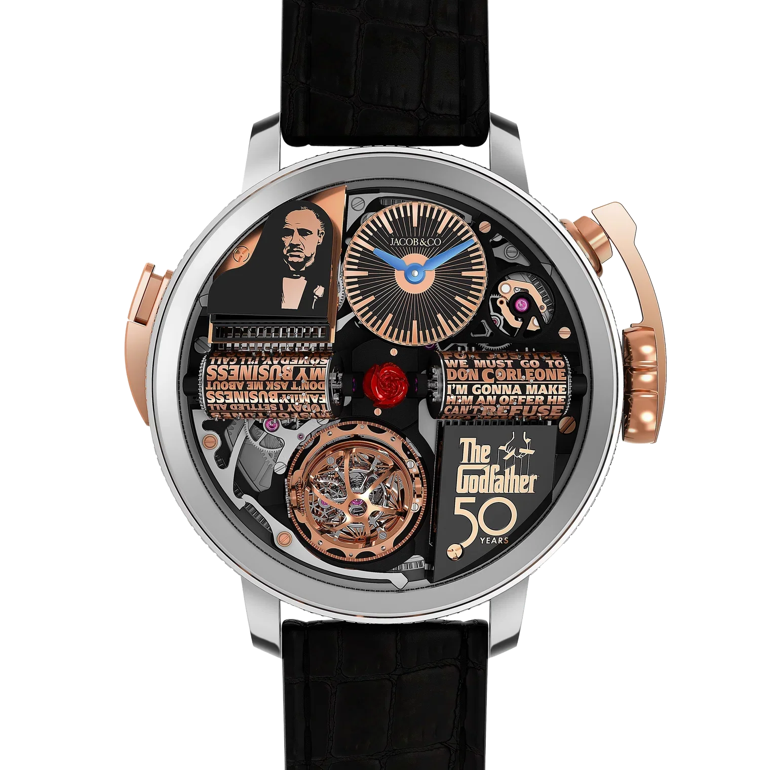 Opera Godfather 50th Anniversary 49mm White Gold Manual Winding OP110.30.AA.AA.A