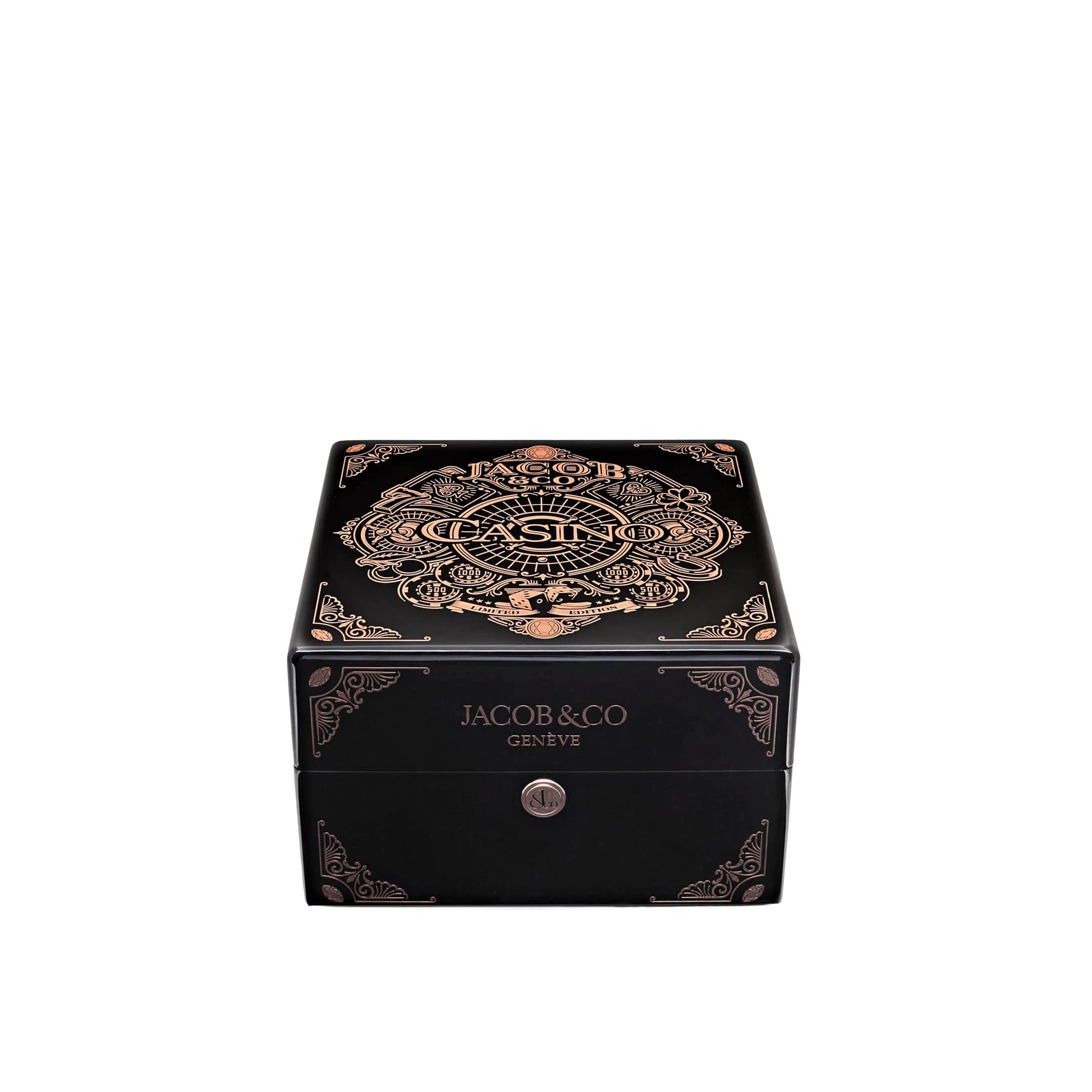 The Casino Tourbillon 44mm CA100.40.AA.AA.ABALA Rose Gold Black Onyx Dial Limited Edition