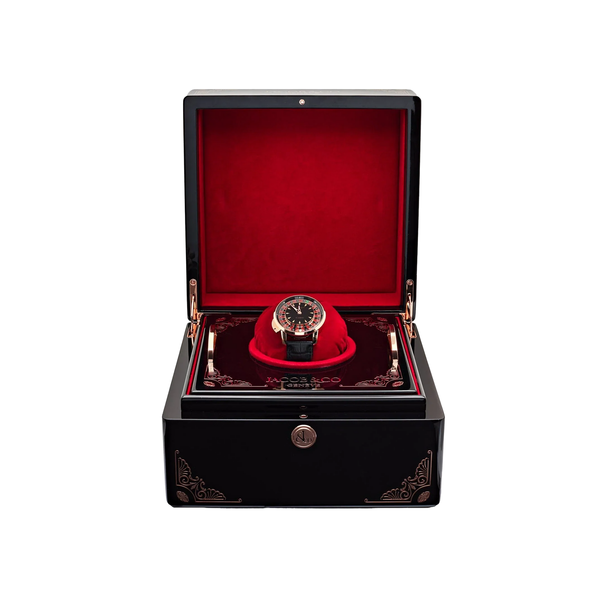The Casino Tourbillon 44mm CA100.40.AA.AA.ABALA Rose Gold Black Onyx Dial Limited Edition