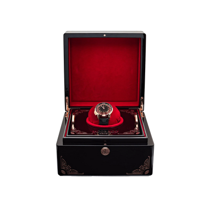 The Casino Tourbillon 44mm CA100.40.AA.AA.ABALA Rose Gold Black Onyx Dial Limited Edition