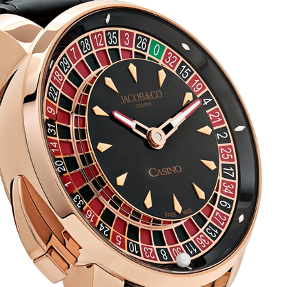 The Casino Tourbillon 44mm CA100.40.AA.AA.ABALA Rose Gold Black Onyx Dial Limited Edition