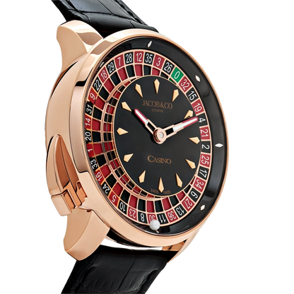 The Casino Tourbillon 44mm CA100.40.AA.AA.ABALA Rose Gold Black Onyx Dial Limited Edition
