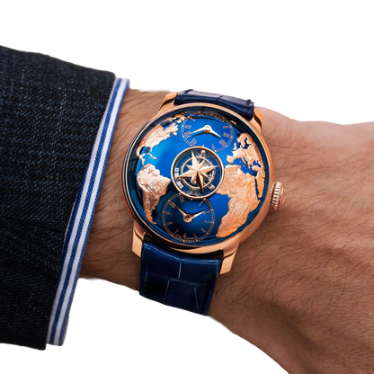 The World Is Yours Dual Time Zone Tourbillon 38.6mm Rose Gold Automatic Winding DT200.40.AA.AA.A