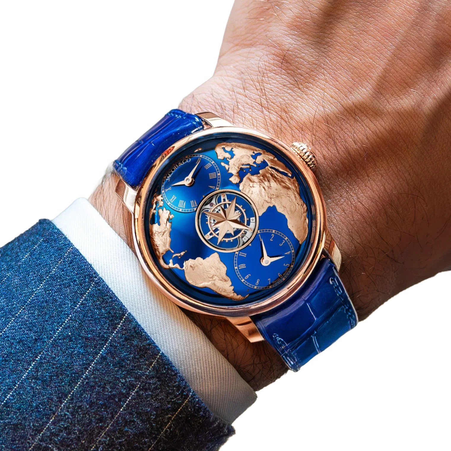The World Is Yours Dual Time Zone Tourbillon 38.6mm Rose Gold Automatic Winding DT200.40.AA.AA.A