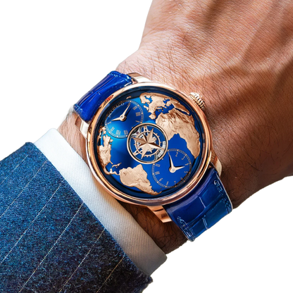 The World Is Yours Dual Time Zone Tourbillon 38.6mm Rose Gold Automatic Winding DT200.40.AA.AA.A