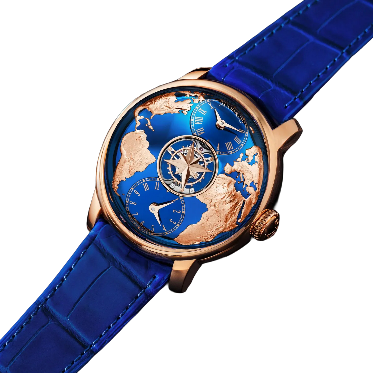 The World Is Yours Dual Time Zone Tourbillon 38.6mm Rose Gold Automatic Winding DT200.40.AA.AA.A