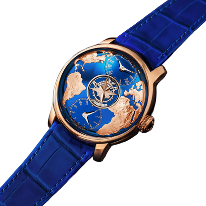 The World Is Yours Dual Time Zone Tourbillon 38.6mm Rose Gold Automatic Winding DT200.40.AA.AA.A