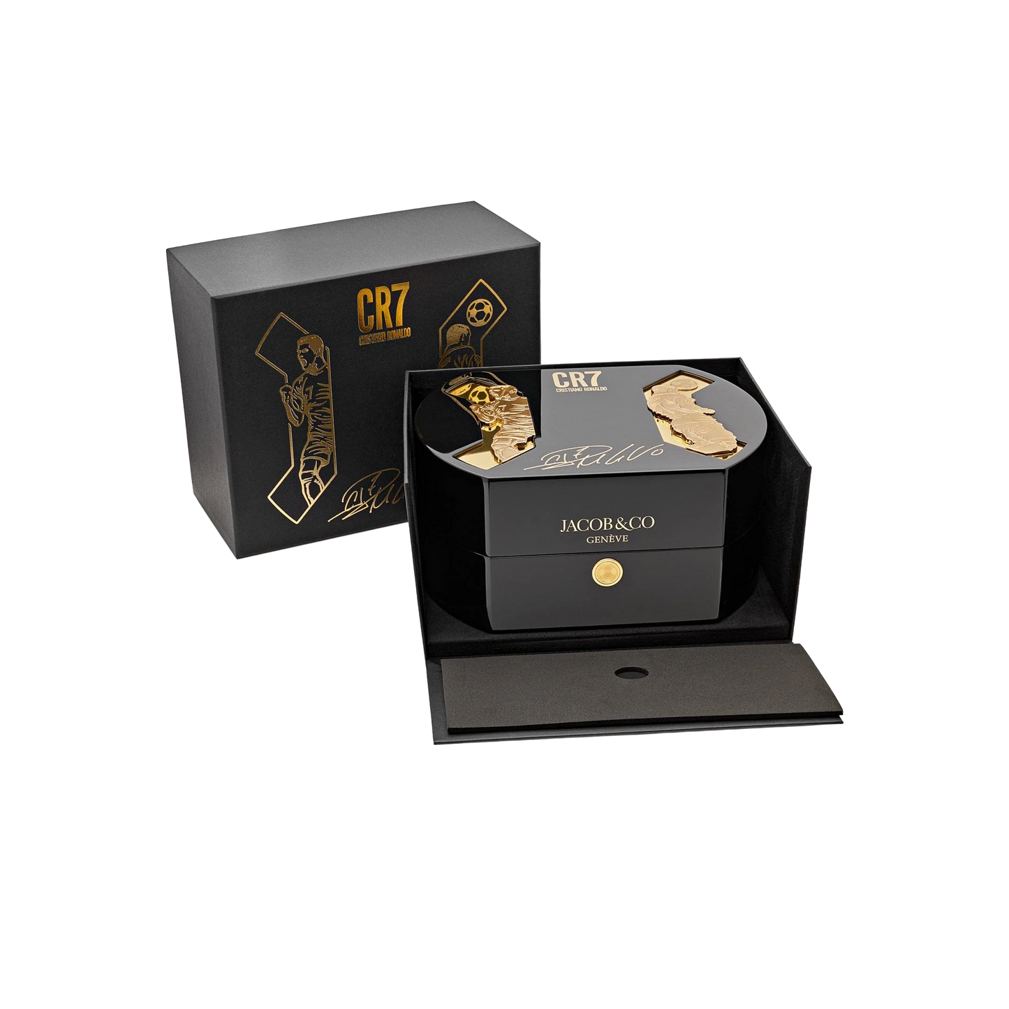 V2 CR7 Epic X Collection 44mm EX120.43.AE.AA.A Flight of CR7 Rose Gold Limited Edition
