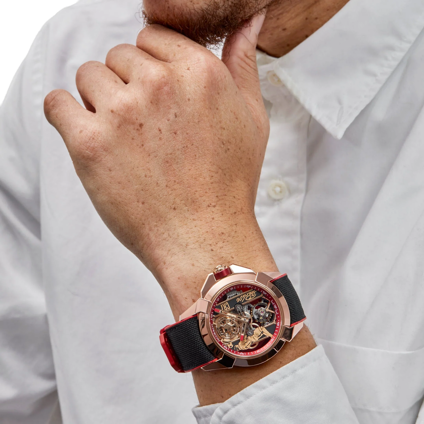 V2 CR7 Epic X Collection 44mm EX120.43.AE.AA.A Flight of CR7 Rose Gold Limited Edition