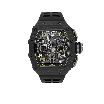 RM 11-03 Black NTPT, Skeleton Dial, 50 mm