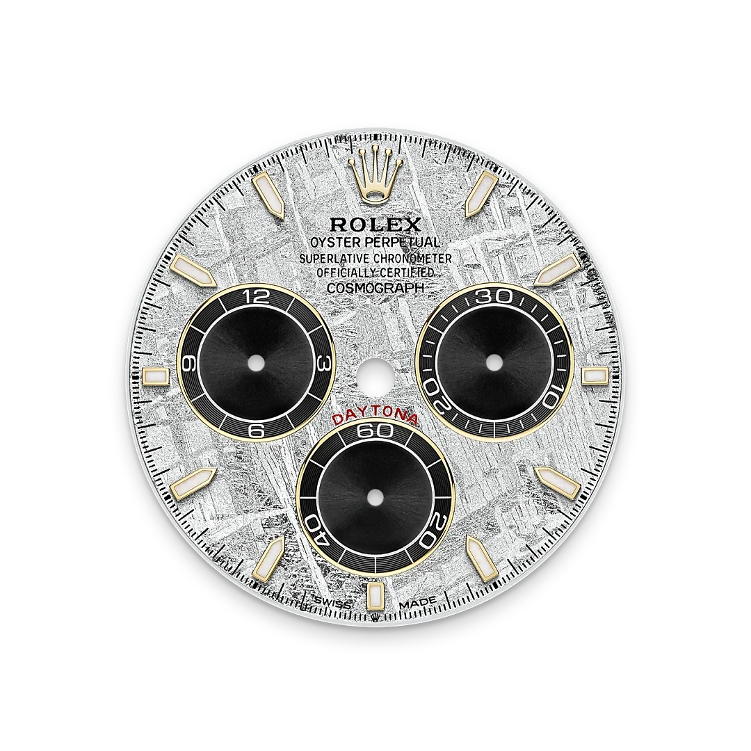 Daytona 40mm Oyster Perpetual Yellow Gold with Meteorite and Black Dial M126518LN-0016
