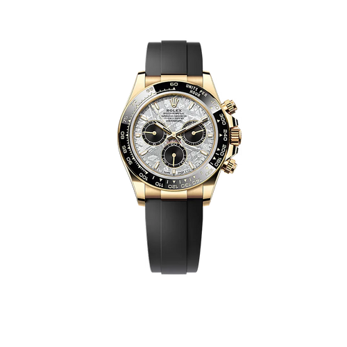 Daytona 40mm Oyster Perpetual Yellow Gold with Meteorite and Black Dial M126518LN-0016