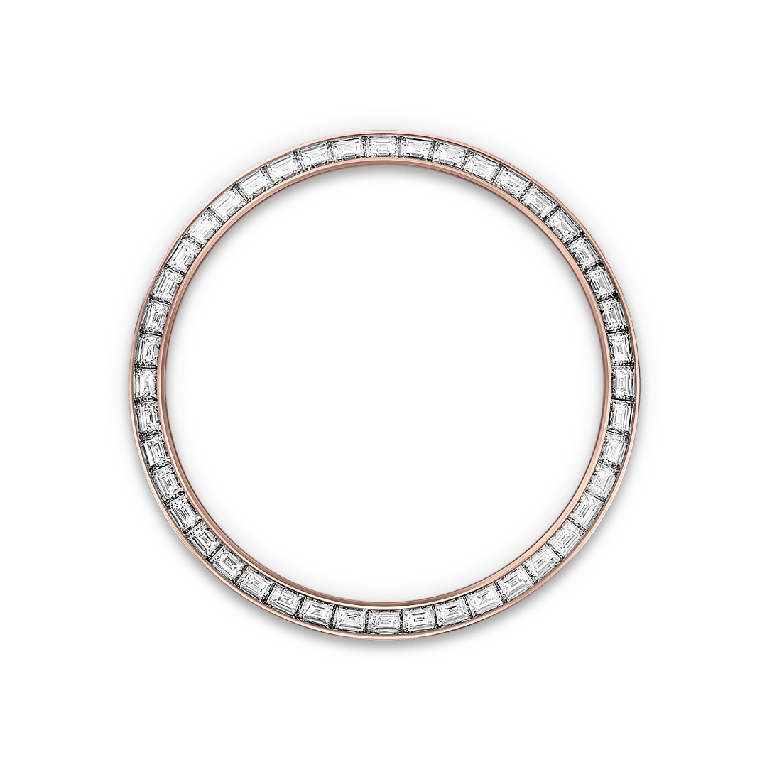 Land-Dweller Oyster 40mm Everosegold & Diamonds Intense White Honeycomb Motif Dial  127385TBR-0003