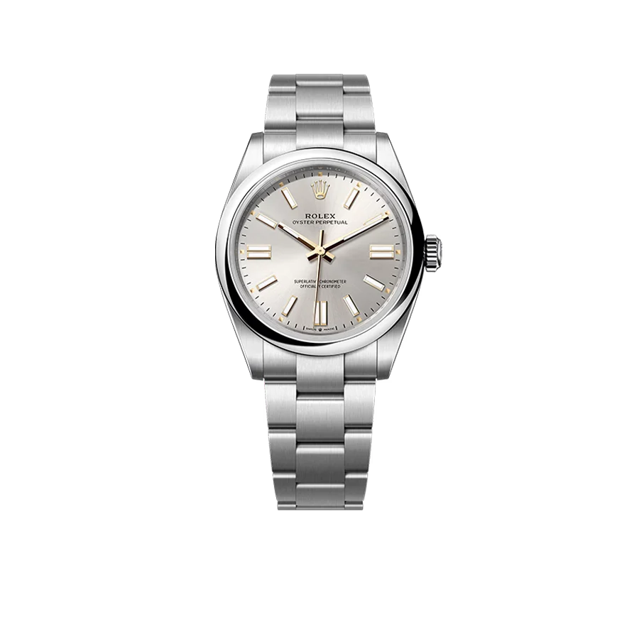 Oyster Perpetual 41mm Stainless Steel Silver Dial Men Watch 134300-0001 New 2025