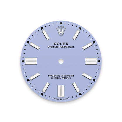 Oyster Perpetual 41mm Stainless Steel Lavender Dial Men Watch 134300-0012 New 2025