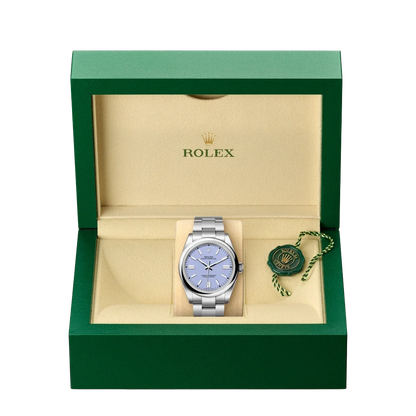 Oyster Perpetual 41mm Stainless Steel Lavender Dial Men Watch 134300-0012 New 2025