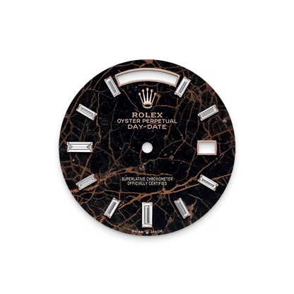 Day-Date 40 228345RBR Rose Gold Eisenkiesel Diamond Dial Diamond Bezel