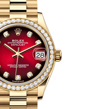 Datejust Oyster 31 mm Yellow Gold and Diamonds 278288RBR