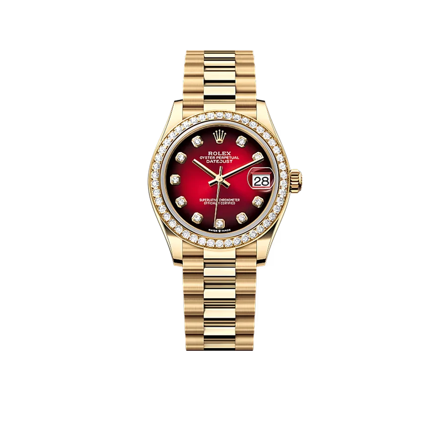 Datejust Oyster 31 mm Yellow Gold and Diamonds 278288RBR
