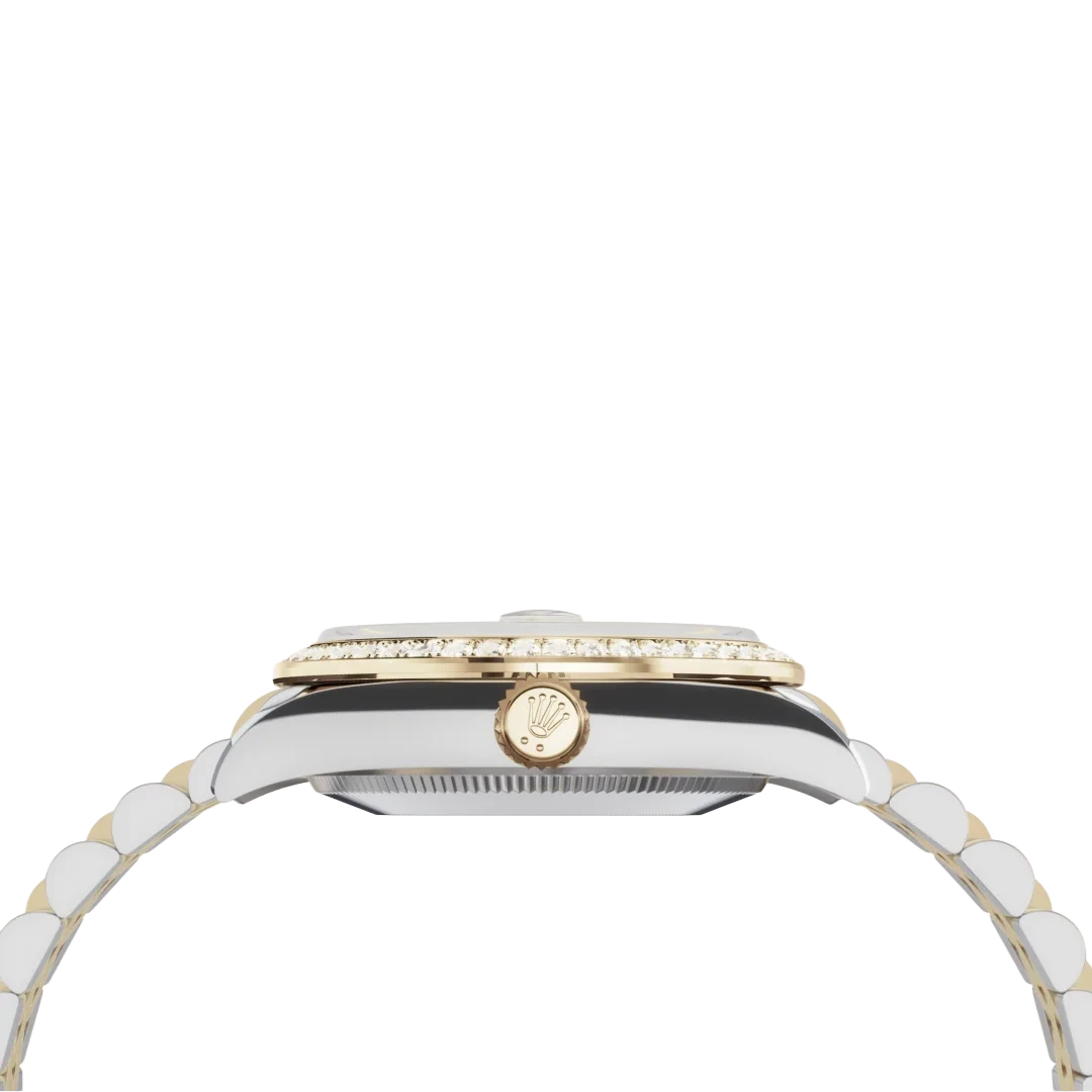 Lady-Datejust 31 mm, Oystersteel, yellow gold and diamonds M278383RBR-0018