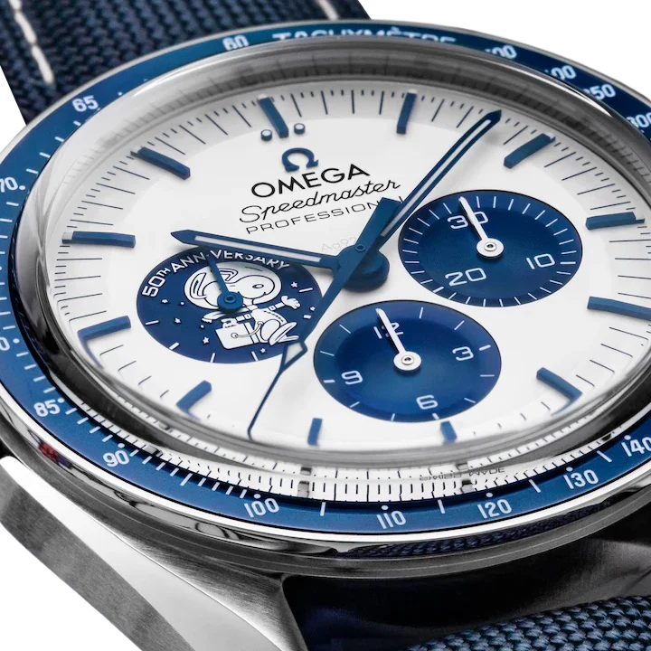 Speedmaster 42mm Silver Snoopy Award 50th Anniversary