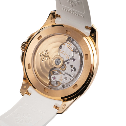 Aquanaut Luce 39mm 5268/200R-001 Rose Gold White Dial Diamond Bezel