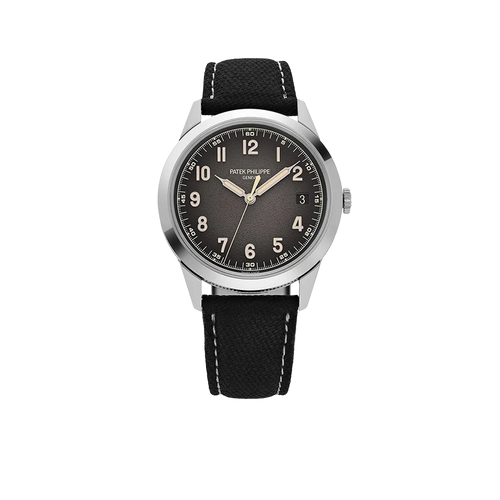 Calatrava 40mm 5226G-001 White Gold Charcoal Dial Date