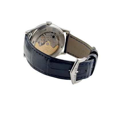 Calatrava 38mm 5298P-012 Platinum Black Diamond Dial Diamond Bezel