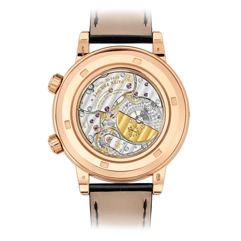 Celestial Grand Complications 44mm 6104R-001 Rose Gold Diamond Bezel Black Dial