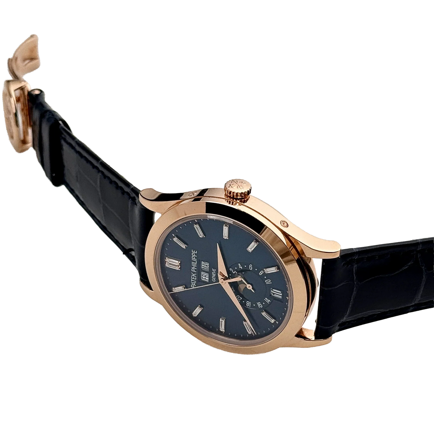 Complications 39mm 5396R-015 Annual Calendar Rose Gold Blue Dial