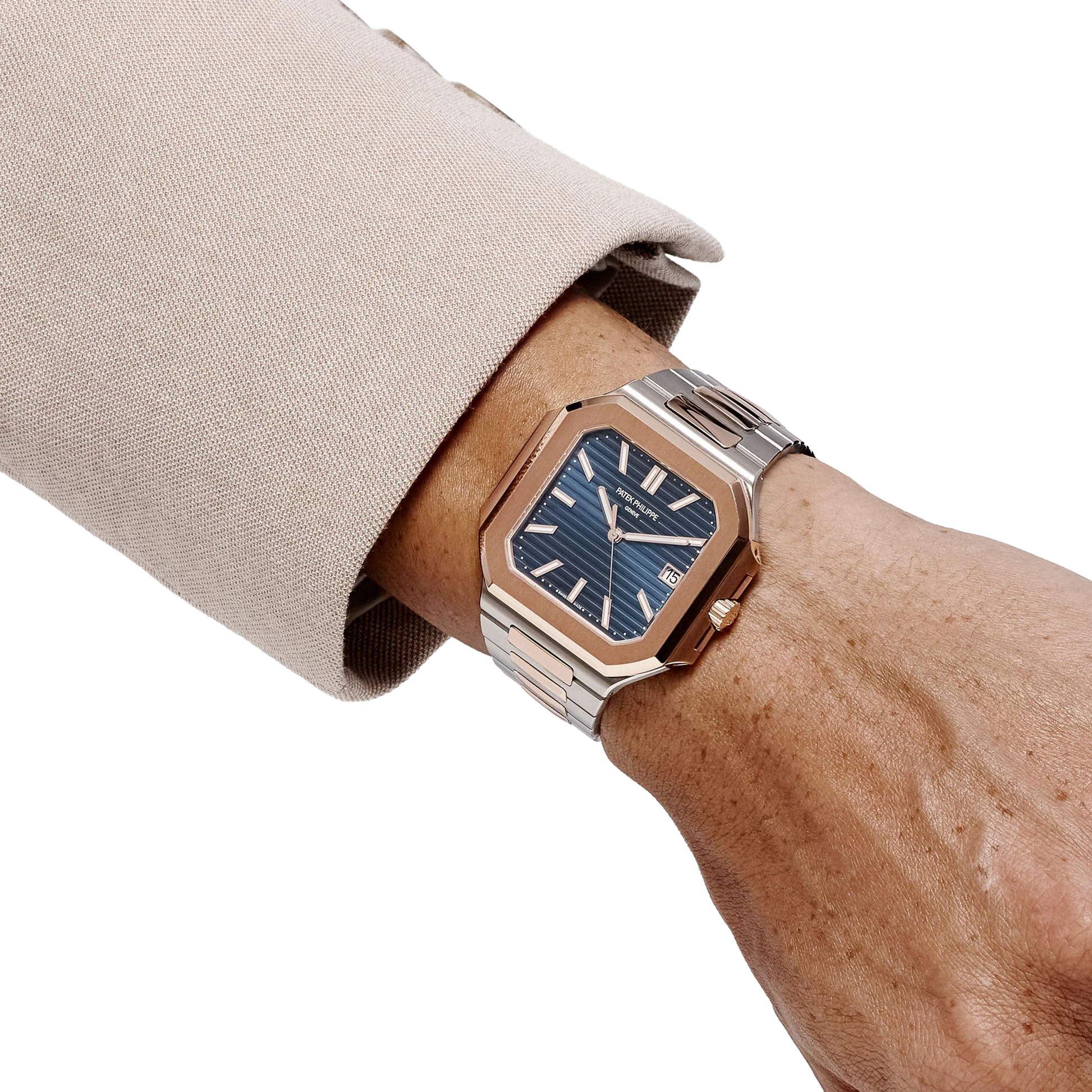Cubitus 45mm 5821/1AR-001 Stainless Steel Rose Gold Blue Dial