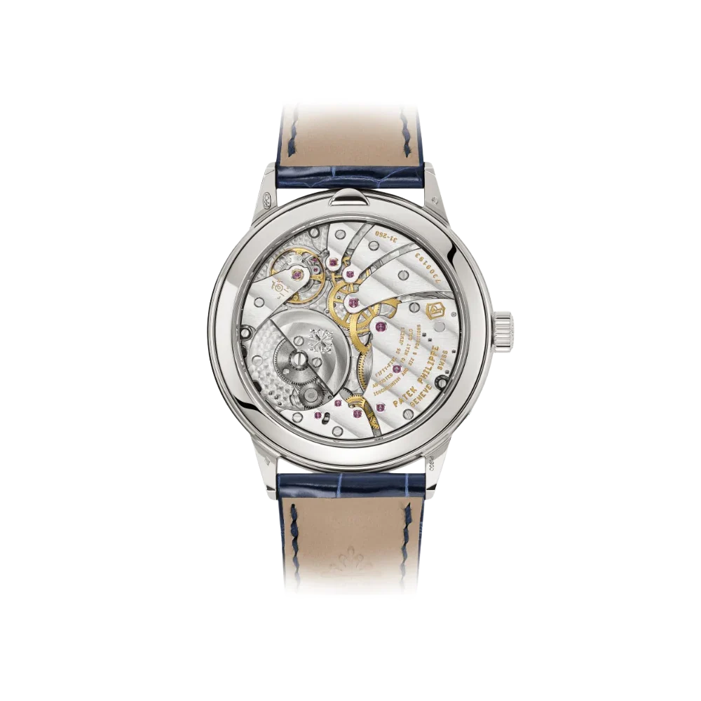 Grand Complications 42mm 5236P-001 In-Line Perpetual Calendar Platinum Blue Dial