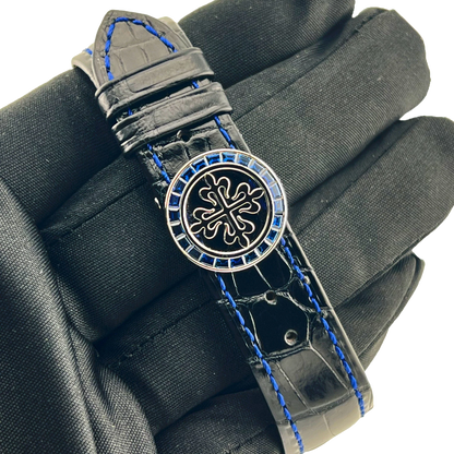 Grand Complications 41mm 5271/11P-010 Perpetual Calendar Chronograph Platinum Baguette Sapphires