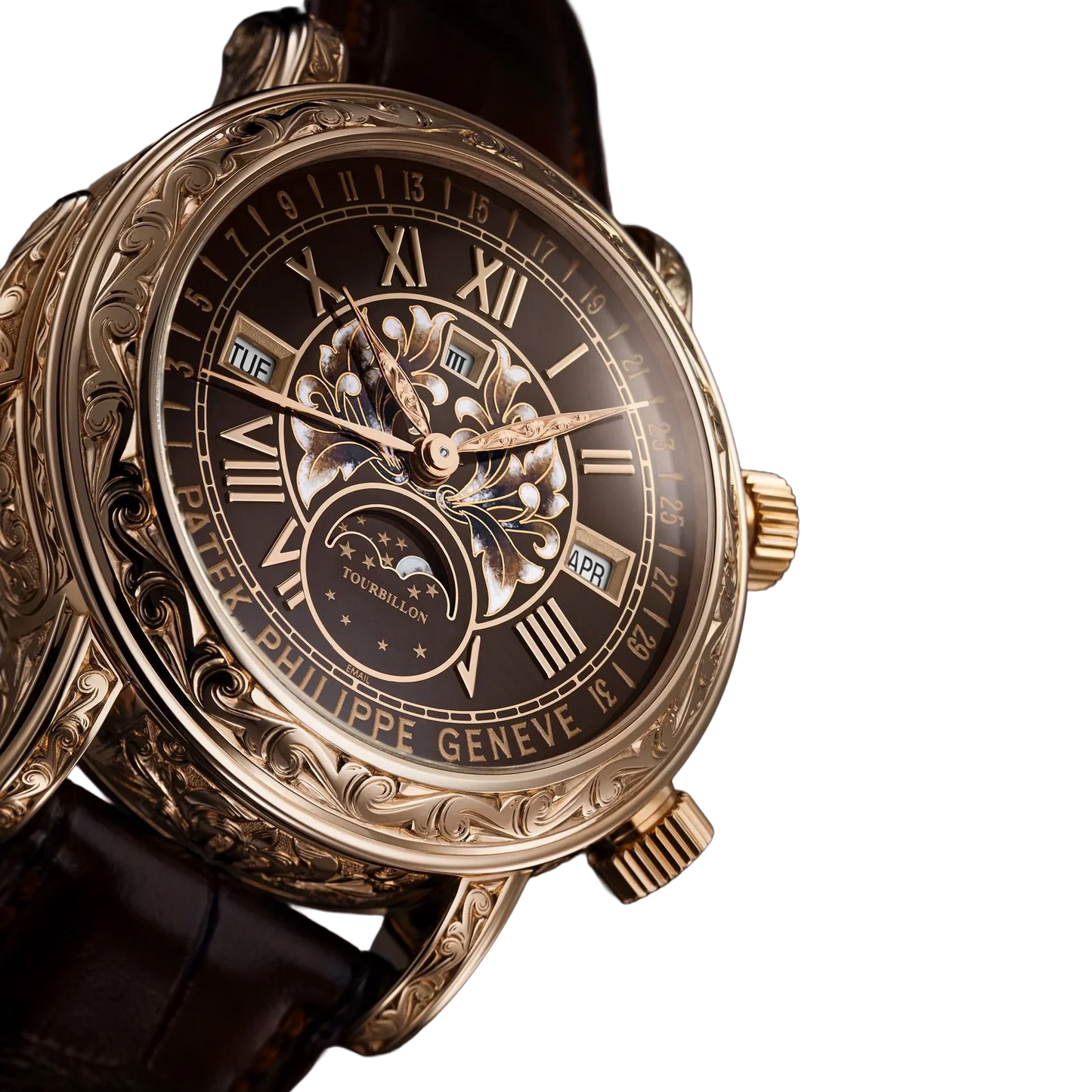 Grand Complications 44mm 6002R-001 Skymoon Tourbillon Rose Gold