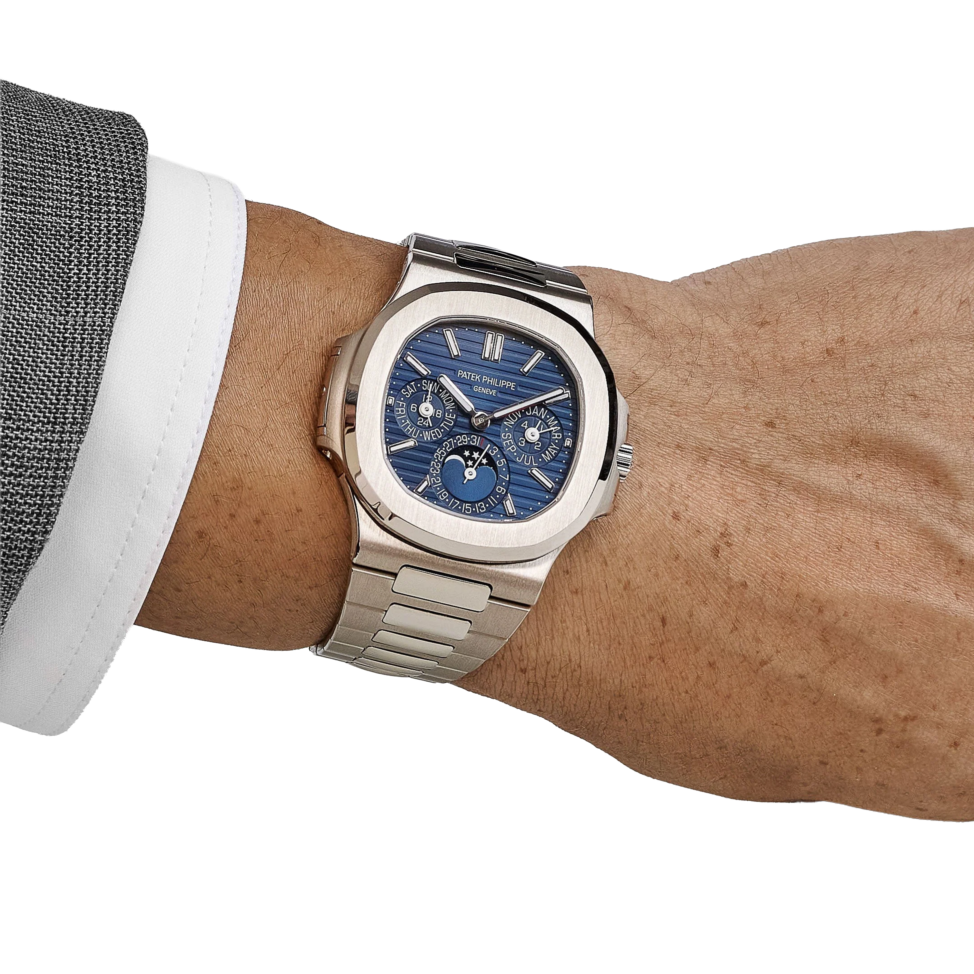 Nautilus 40mm 5740/1G-001 Perpetual Calendar Moon Phases