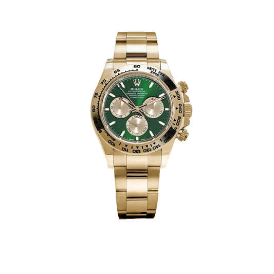 Daytona 126508 John Mayer 2.0 Yellow Gold Bright Green and Golden Dial (2025)