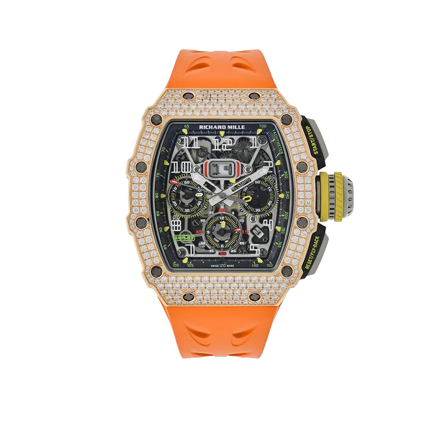 RM 11-03 Rose Gold - Skeleton Dial 45mm