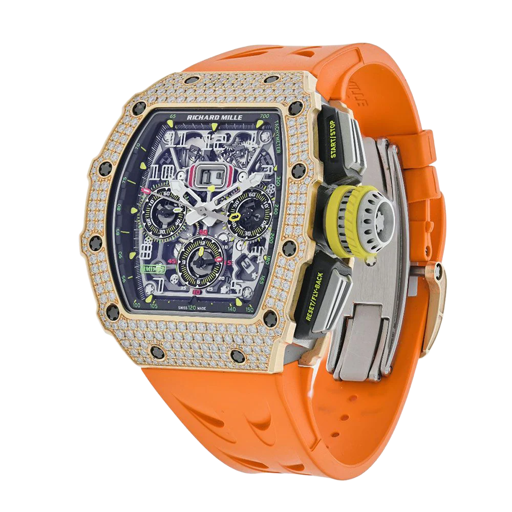 RM 11-03 Rose Gold - Skeleton Dial 45mm