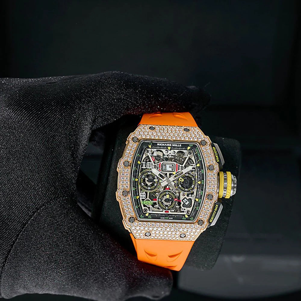 RM 11-03 Rose Gold - Skeleton Dial 45mm