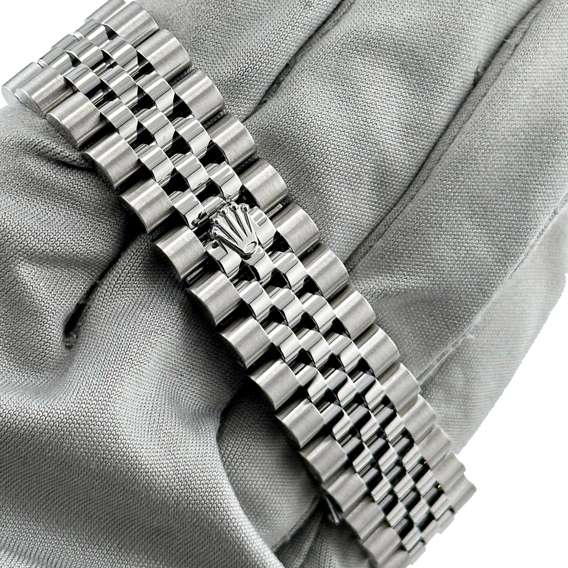 Lady-Datejust 31mm 278384RBR Stainless Steel Diamond Bezel Violet Roman Dial Jubilee